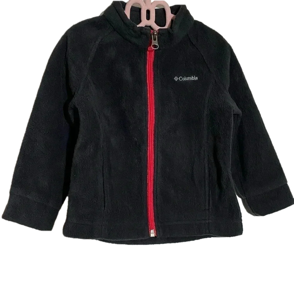 Columbia 2T blue-violet pull zip fleece sweater  jacket